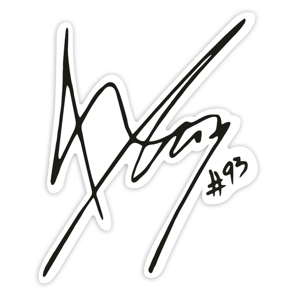 Autocollants: Signature MotoGP Marc Márquez 93