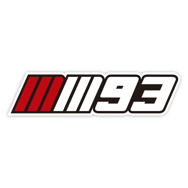 Autocollants: Logo MM93 Marc Márquez