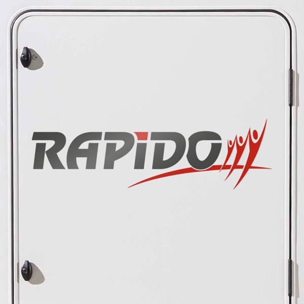 Autocollants: Rapido multicolore