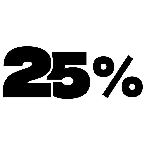 Stickers muraux: 25%