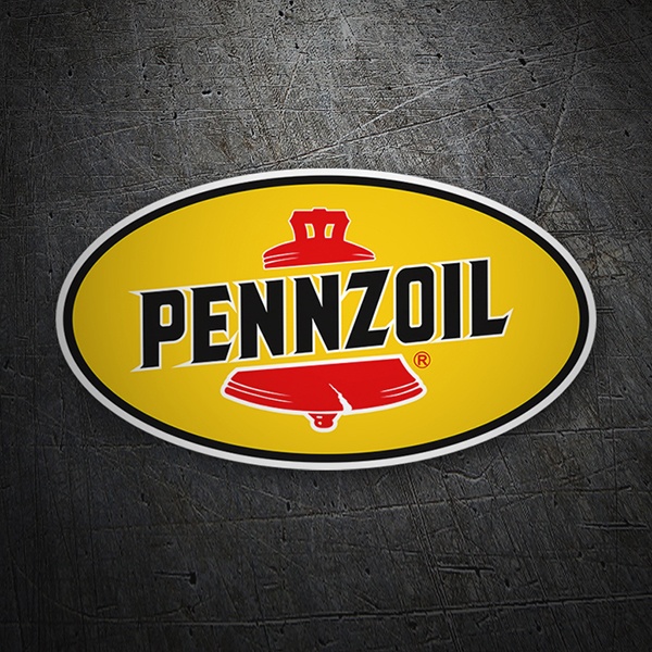 Autocollants: Pennzoil avec Logo Ovale