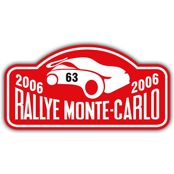 Autocollants: Rallye de Monte-Carlo 2006