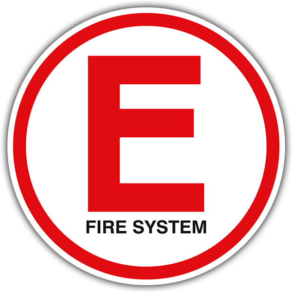 Autocollants: E Fire System