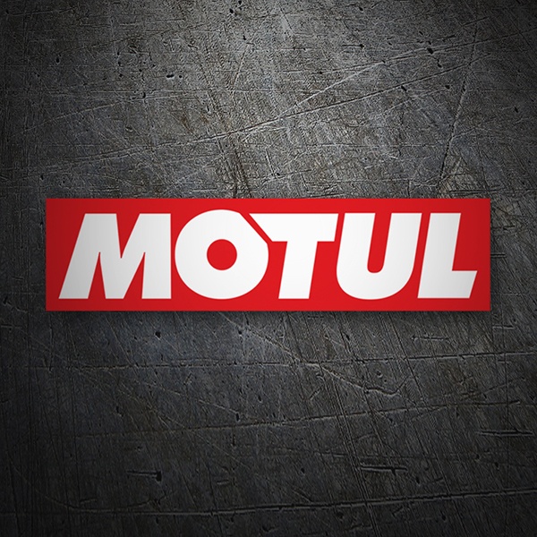 Autocollants: MOTUL en Lettres Majuscules avec Taille Vari&eacute;e