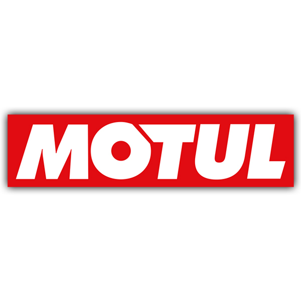 Autocollants: MOTUL en Lettres Majuscules avec Taille Vari&eacute;e