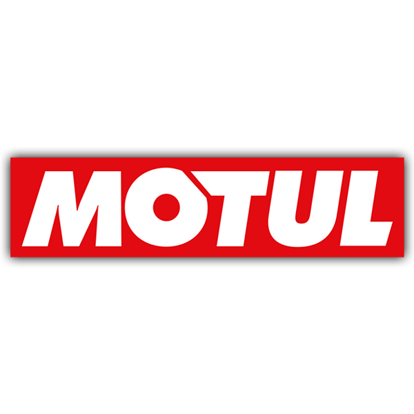 Autocollants: MOTUL en Lettres Majuscules avec Taille Vari&eacute;e
