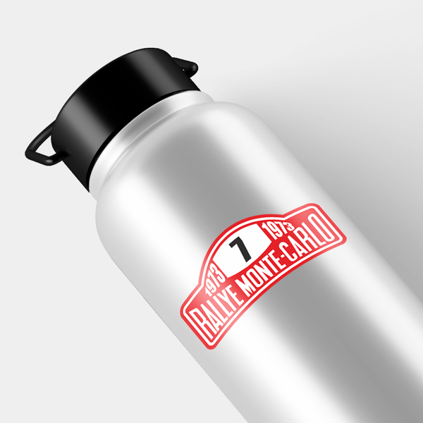 Autocollants: Num&eacute;ro 7 avec Texte Rallye Monte-Carlo 1973