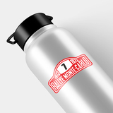 Autocollants: Num&eacute;ro 7 avec Texte Rallye Monte-Carlo 1973 3