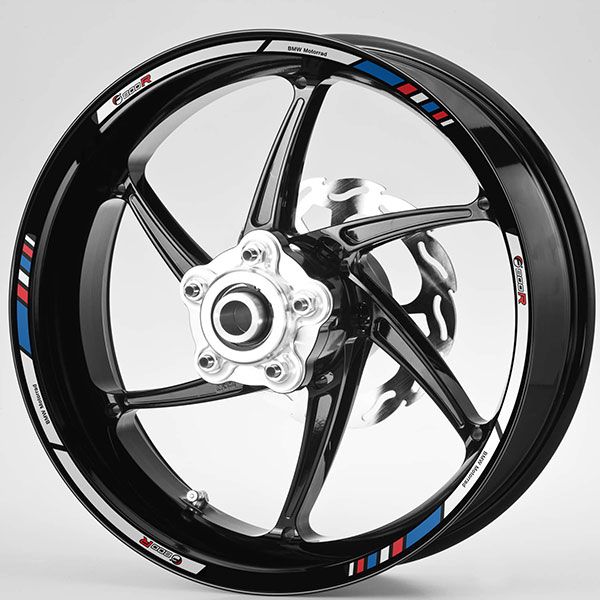 Autocollants: Kit autocollant liseret jante BMW F800R