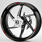 Autocollants: Kit autocollant liseret jante Ducati Italie 4