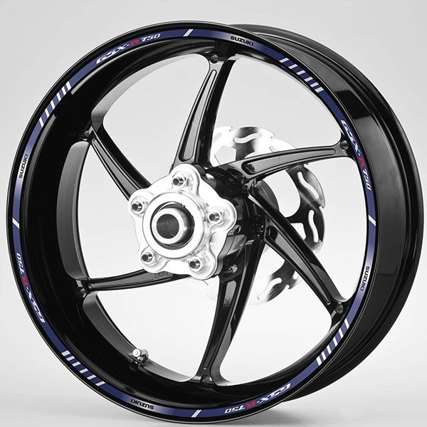 Autocollants: Kit Bandes llantas Suzuki GSX R750