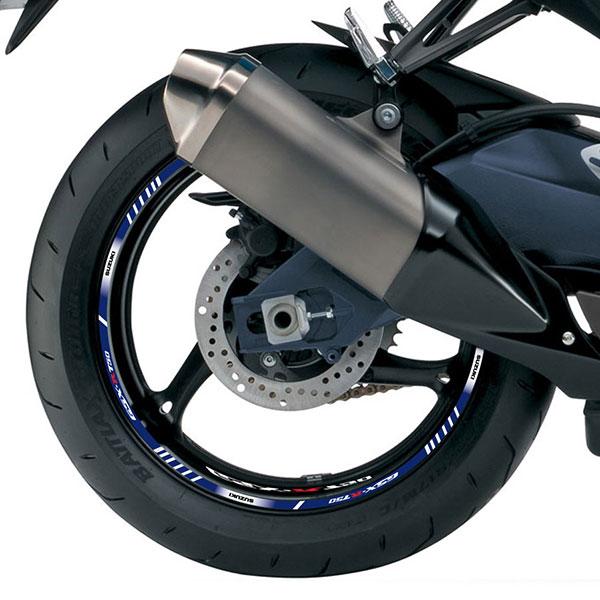 Autocollants: Kit Bandes llantas Suzuki GSX R750