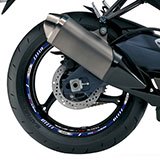 Autocollants: Kit Bandes llantas Suzuki GSX R750 5