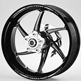 Autocollants: Kit autocollant liseret jante Triumph Daytona 4