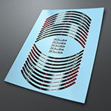 Autocollants: Kit liseret jante Suzuki Bandit 3