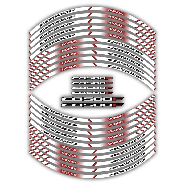 Sticker liseret jante Honda CB 500F | WebStickersMuraux.com