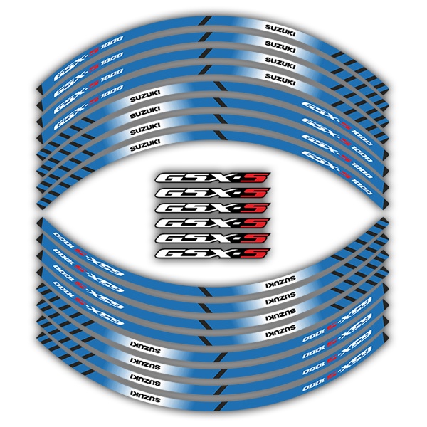 Autocollants: Bandes de jante Suzuki GSX-S