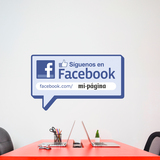 Stickers muraux: Síguenos en Facebook 3