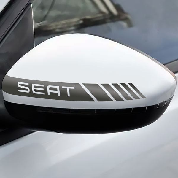 Autocollants: Autocollants Miroir Seat