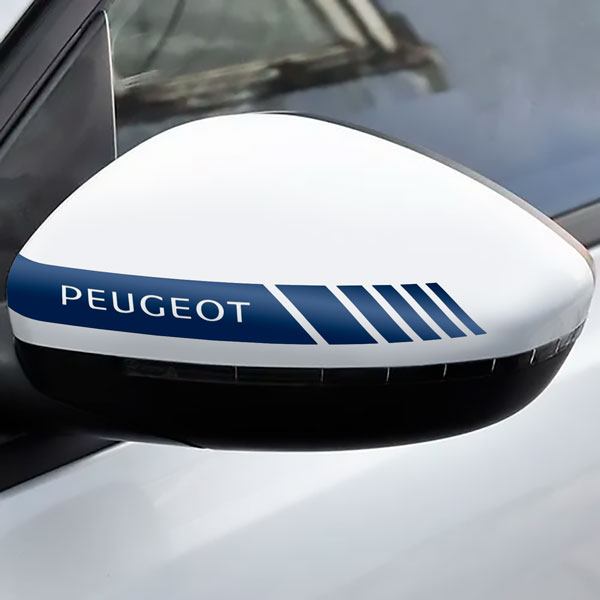 Autocollants: Autocollants Miroir Peugeot