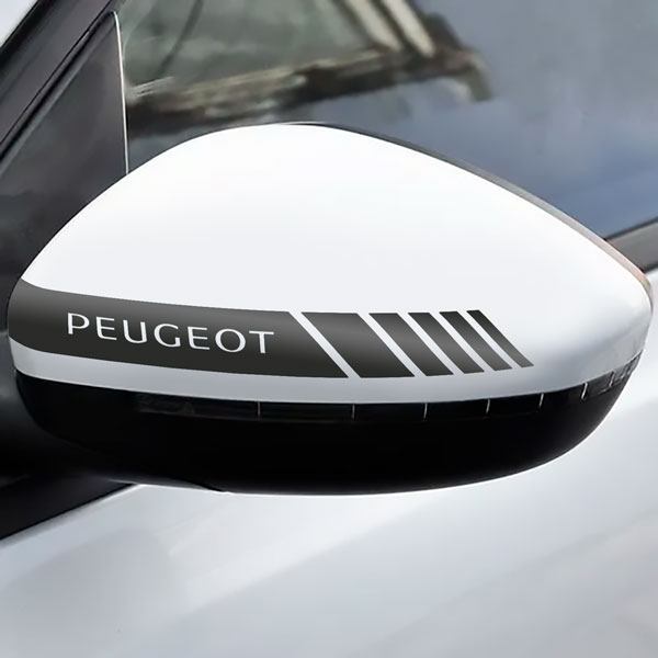 Autocollants: Autocollants Miroir Peugeot