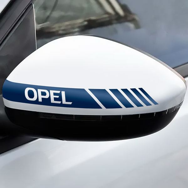 Autocollants: Autocollants Miroir Opel