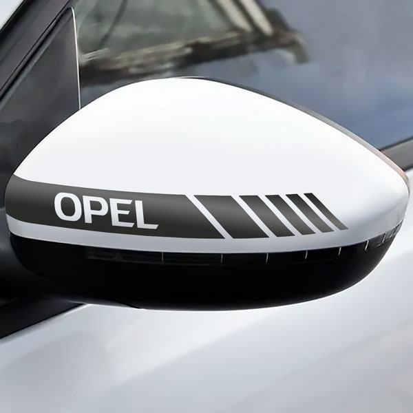 Autocollants: Autocollants Miroir Opel