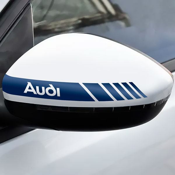 Autocollants: Autocollants Miroir Audi