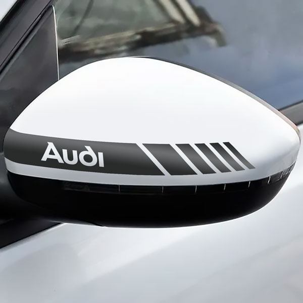 Autocollants: Autocollants Miroir Audi