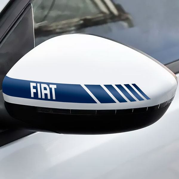 Autocollants: Autocollants Miroir Fiat