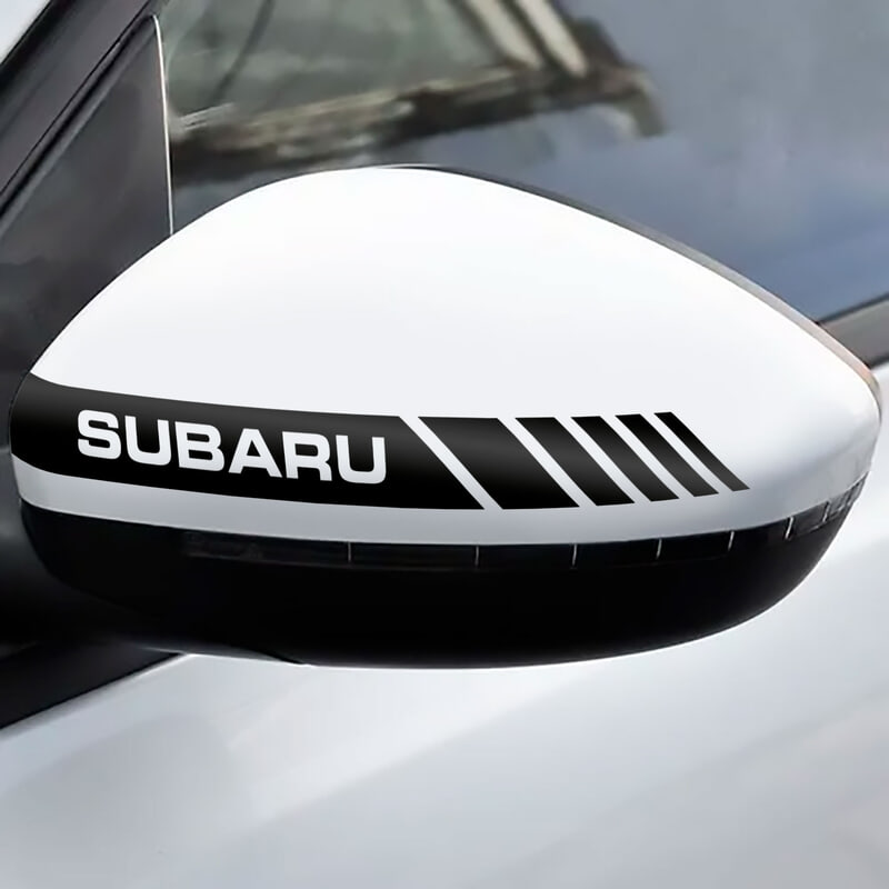 Autocollants: R&eacute;troviseur Subaru