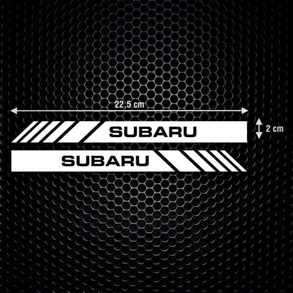 Autocollants: R&eacute;troviseur Subaru