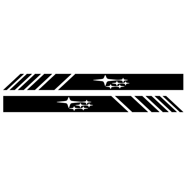 Autocollants: Rétroviseur Logo Subaru