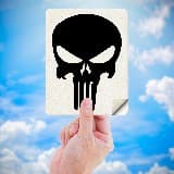 Autocollants: The Punisher Dise&ntilde;o Vinilo Decorativo 4