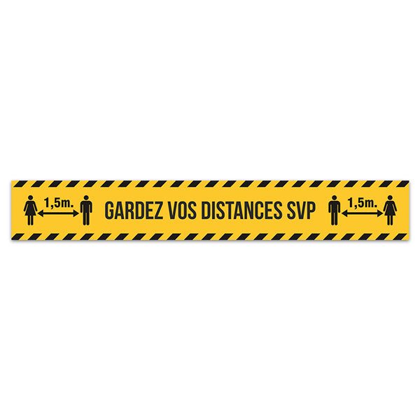 Autocollants: Sticker Gardez Vos Distances 5