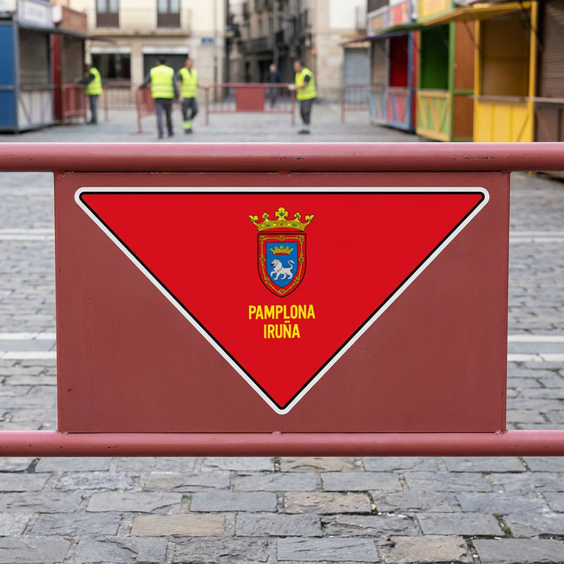 Stickers muraux: &Eacute;charpe San Fermin