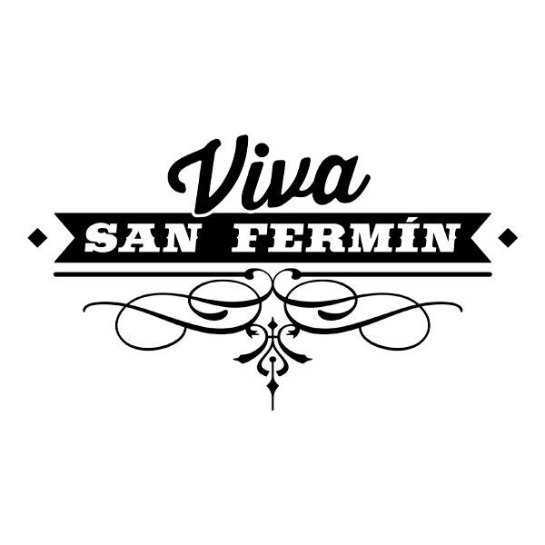 Stickers muraux: Vive San Fermin