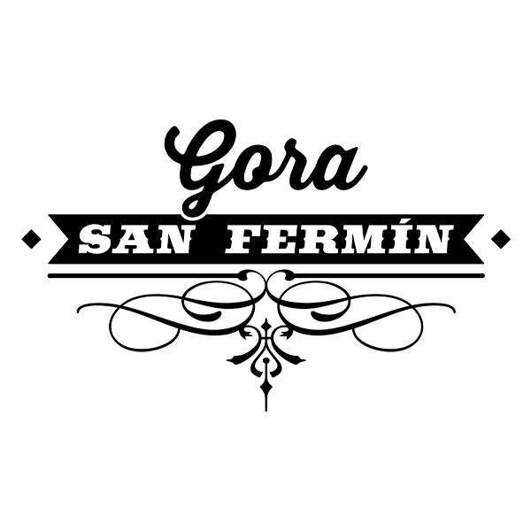 Stickers muraux: Gora San Fermín