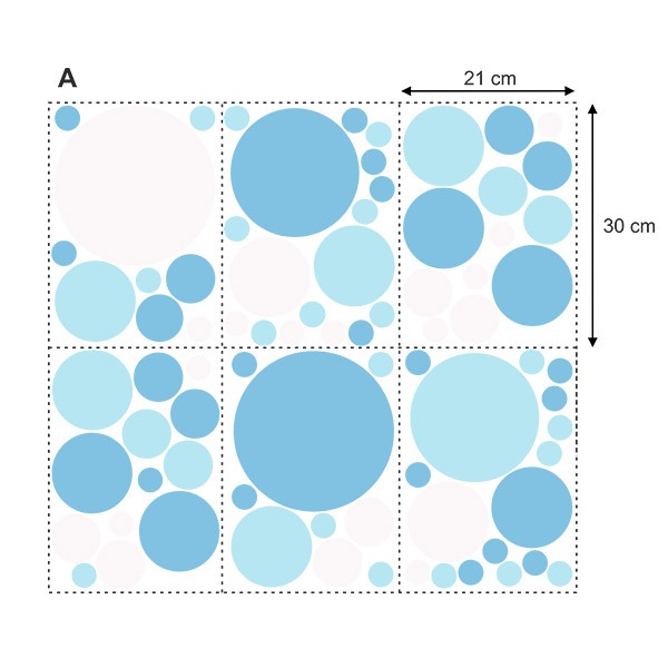 Stickers muraux: Kit Cercles Animés 