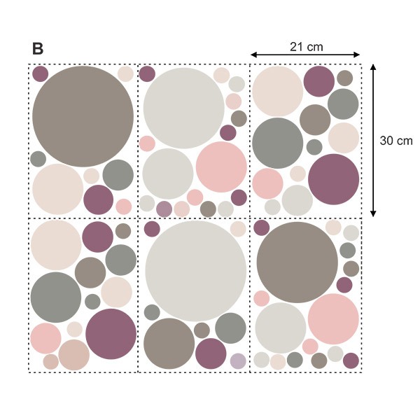 Stickers muraux: Kit Cercles Originaux