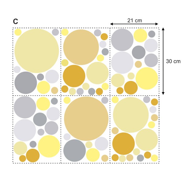 Stickers muraux: Kit Cercles Originaux
