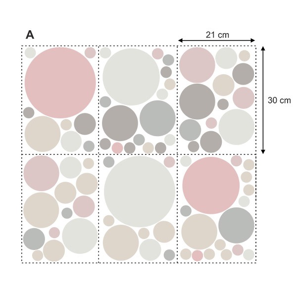 Stickers muraux: Kit Cercles de plaisir