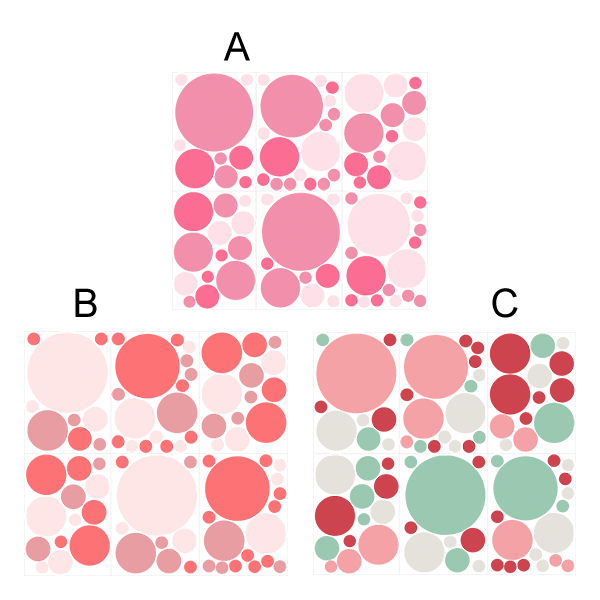 Stickers muraux: Kit Cercles de Nuances Roses