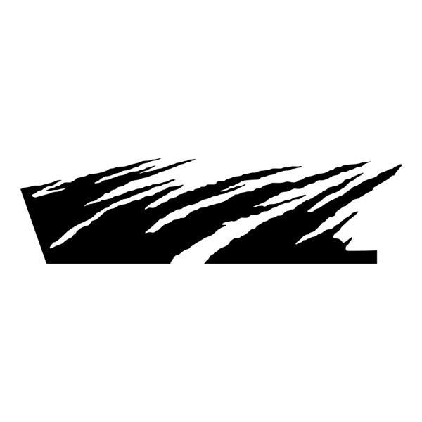 Autocollants: Kit Autocollants Latéraux Griffures pour 4x4 2 Por