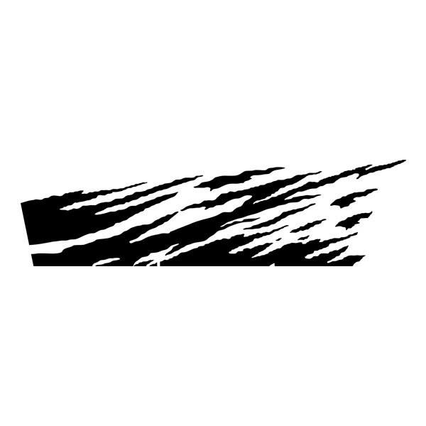 Autocollants: Kit Autocollants Latéraux Usé pour 4x4 4 Portes