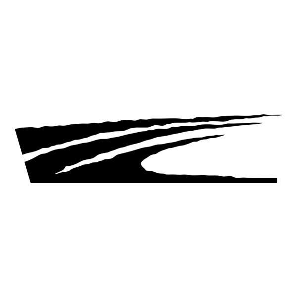 Autocollants: Kit Autocollants Latéraux Chemin pour 4x4 4 Portes