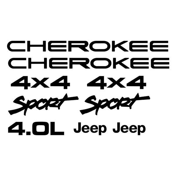 Autocollants: Kit 9X Cherokee Sport