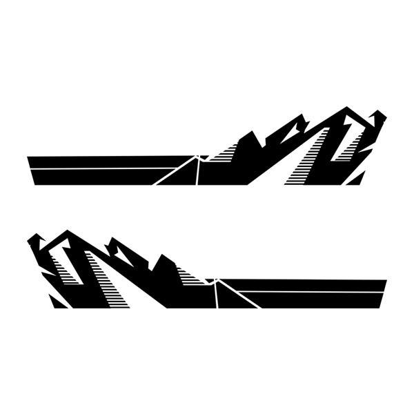 Autocollants: Kit 2X Bandes de Renégats à Flanc de Montagne