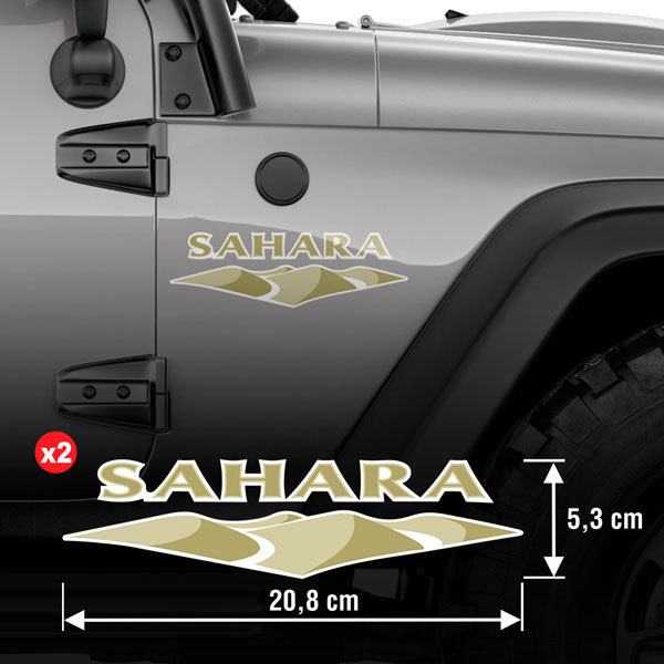 Autocollants: Kit 2X Côté Sahara