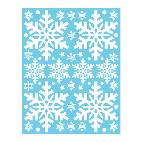 Stickers muraux: Kit 46X Décorations de Noël 1